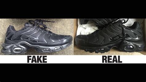 fake all black nike tns|nike shoes authenticity check.